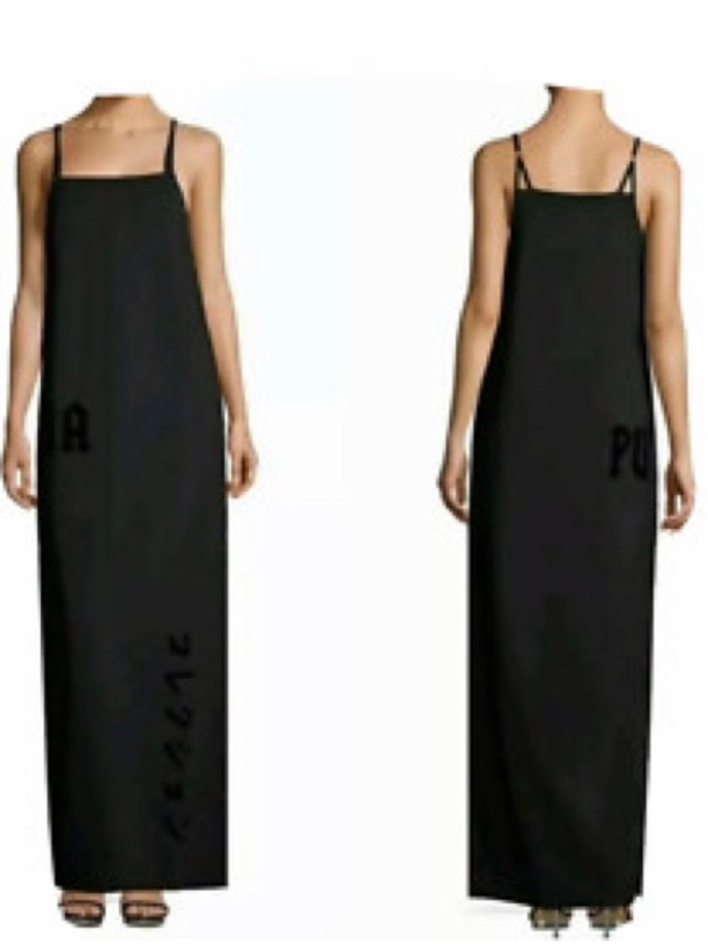 PUMA BY RIHANNA TEARAWAY MAXI BODYCON DRESS MEDIUM